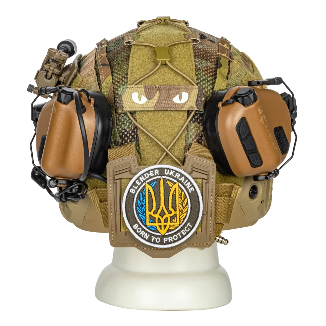 Blender™ Exfil Ballistic FAST Helmet Core Comms Kit NIJ IIIA – Desert Tan - Blender Tactical