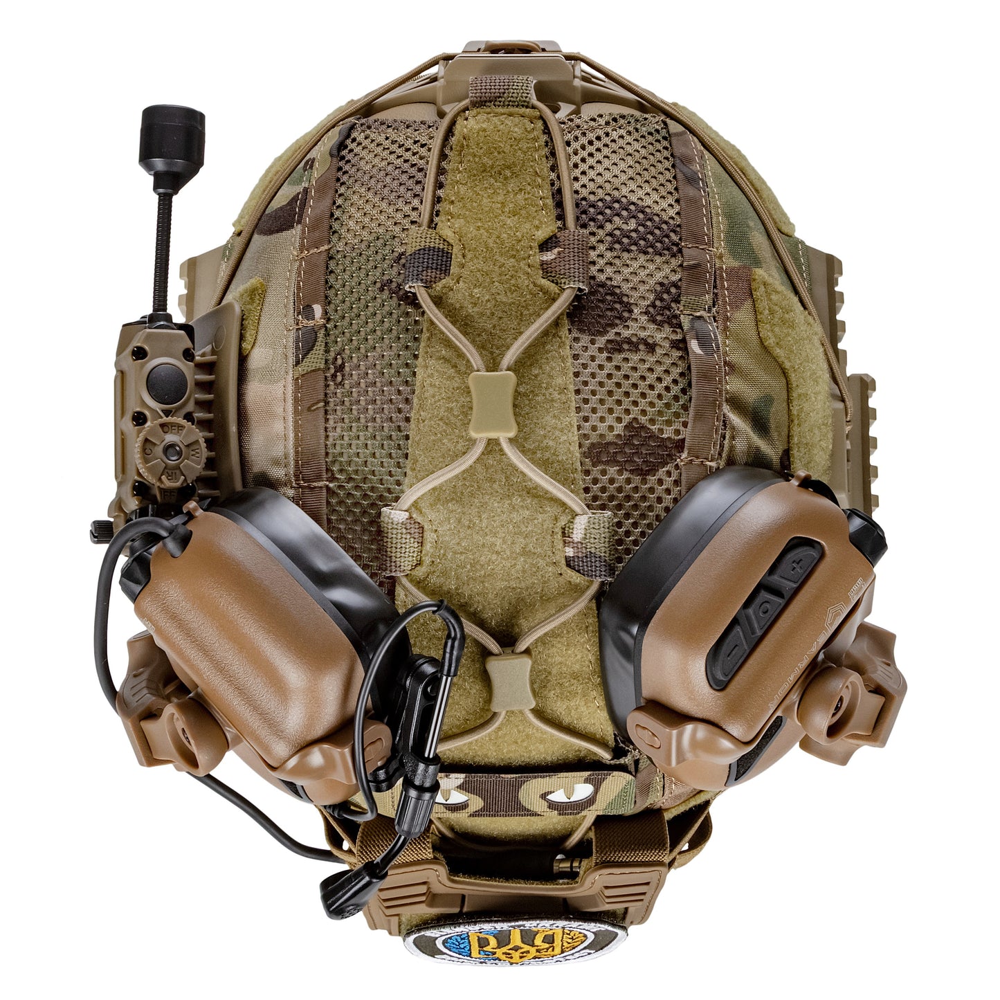 Blender™ Exfil Ballistic FAST Helmet Earmor M32X Plus Kit NIJ IIIA – Coyote Tan