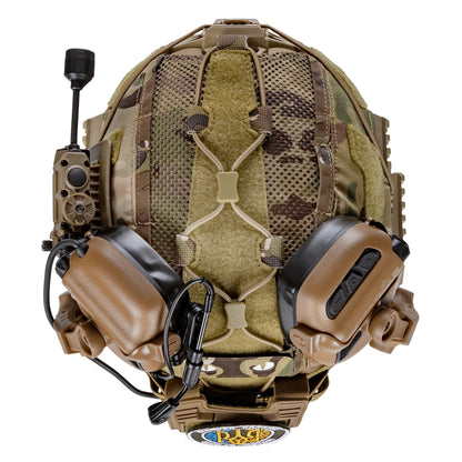 Blender™ Exfil Ballistic FAST Helmet Earmor M32X Plus Kit NIJ IIIA – Coyote Tan