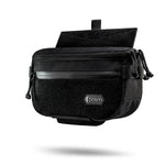 FamTac M8 XL Tactical Chest Bag / Waist Pack – Black | Velcro & Strap