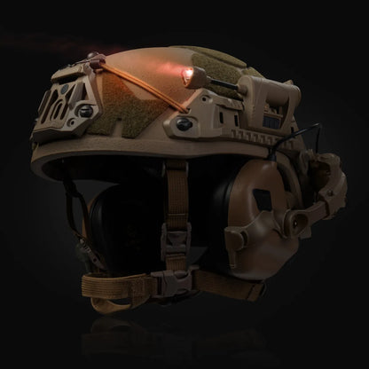 MPLS Charge Tactical Helmet Light – Coyote Tan - Blender Tactical