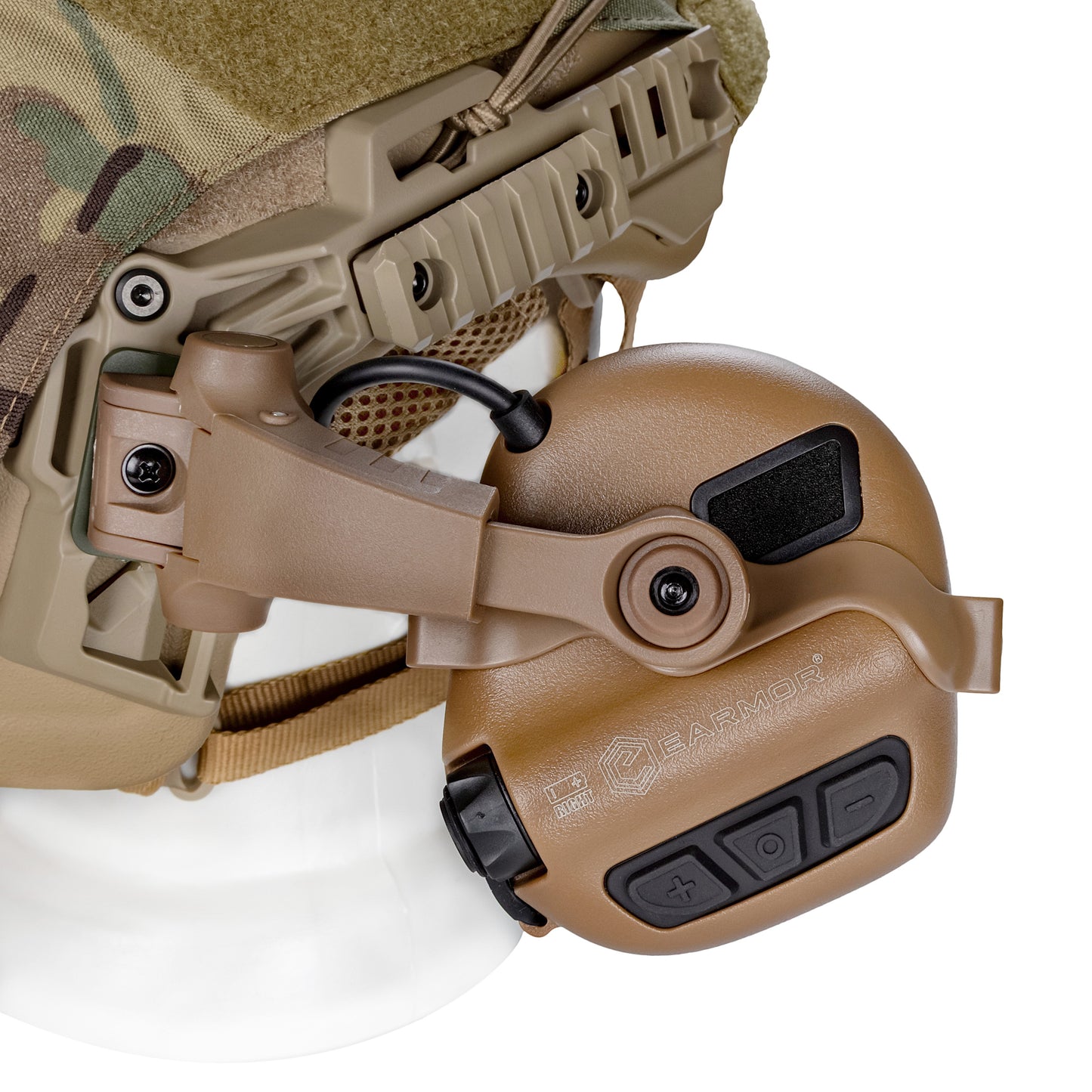 Blender™ Exfil Ballistic FAST Helmet Earmor M32X Plus Kit NIJ IIIA – Coyote Tan