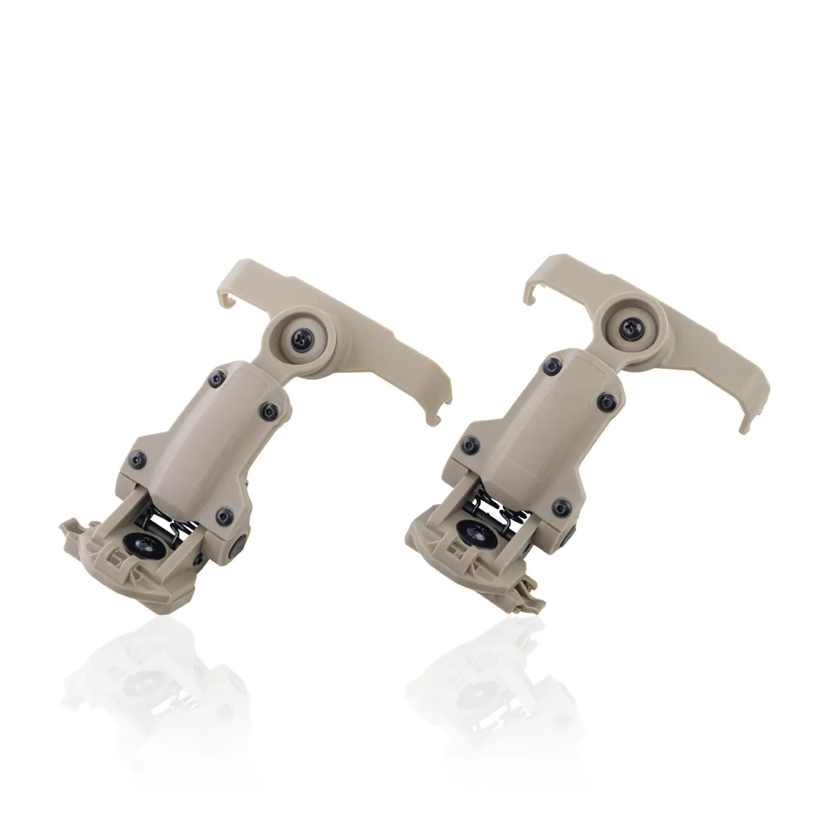 Helmet Rail Mount Adapter for Sordin Headsets – TAN (Cheburashka) - Blender Tactical