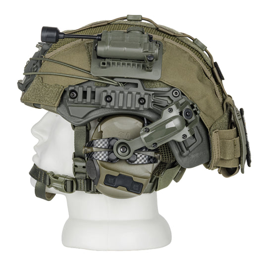 Blender™ Exfil FAST Ballistic Helmet 3M Peltor Comtac VIII Plus Kit NIJ IIIA – Ranger Green