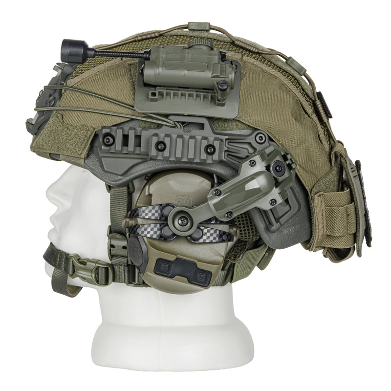 Blender™ Exfil FAST Ballistic Helmet 3M Peltor Comtac VIII Plus Kit NIJ IIIA – Ranger Green