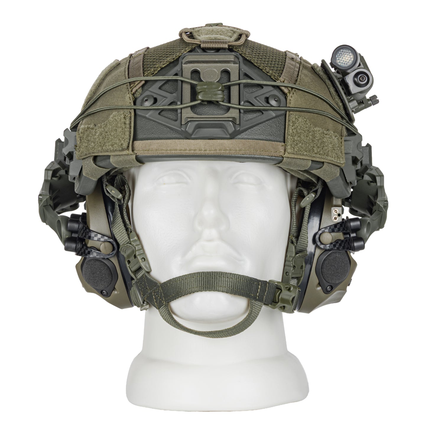 Blender™ Exfil FAST Ballistic Helmet 3M Peltor Comtac VIII Plus Kit NIJ IIIA – Ranger Green