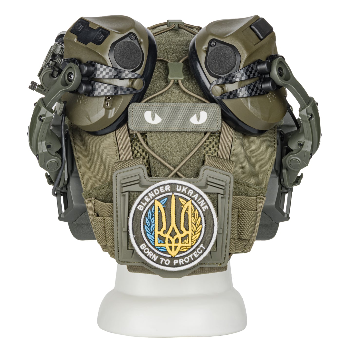 Blender™ Exfil FAST Ballistic Helmet 3M Peltor Comtac VIII Plus Kit NIJ IIIA – Ranger Green