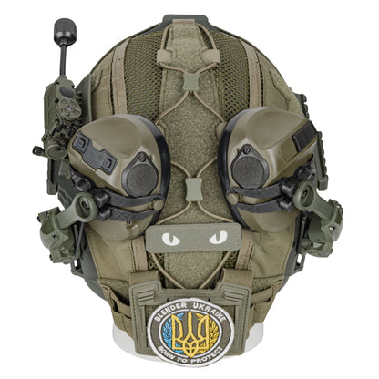 Blender™ Exfil FAST Ballistic Helmet 3M Peltor Comtac VIII Plus Kit NIJ IIIA – Ranger Green