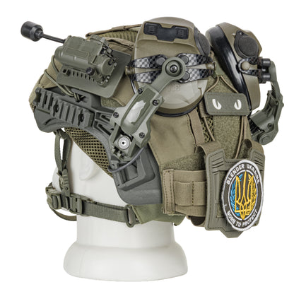 Blender™ Exfil FAST Ballistic Helmet 3M Peltor Comtac VIII Plus Kit NIJ IIIA – Ranger Green