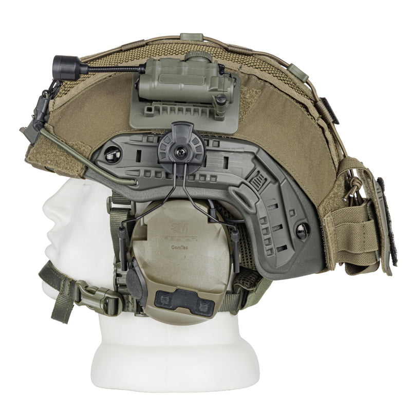Blender™ FAST Ballistic Helmet 3M Peltor Comtac VIII Kit NIJ IIIA – Ranger Green