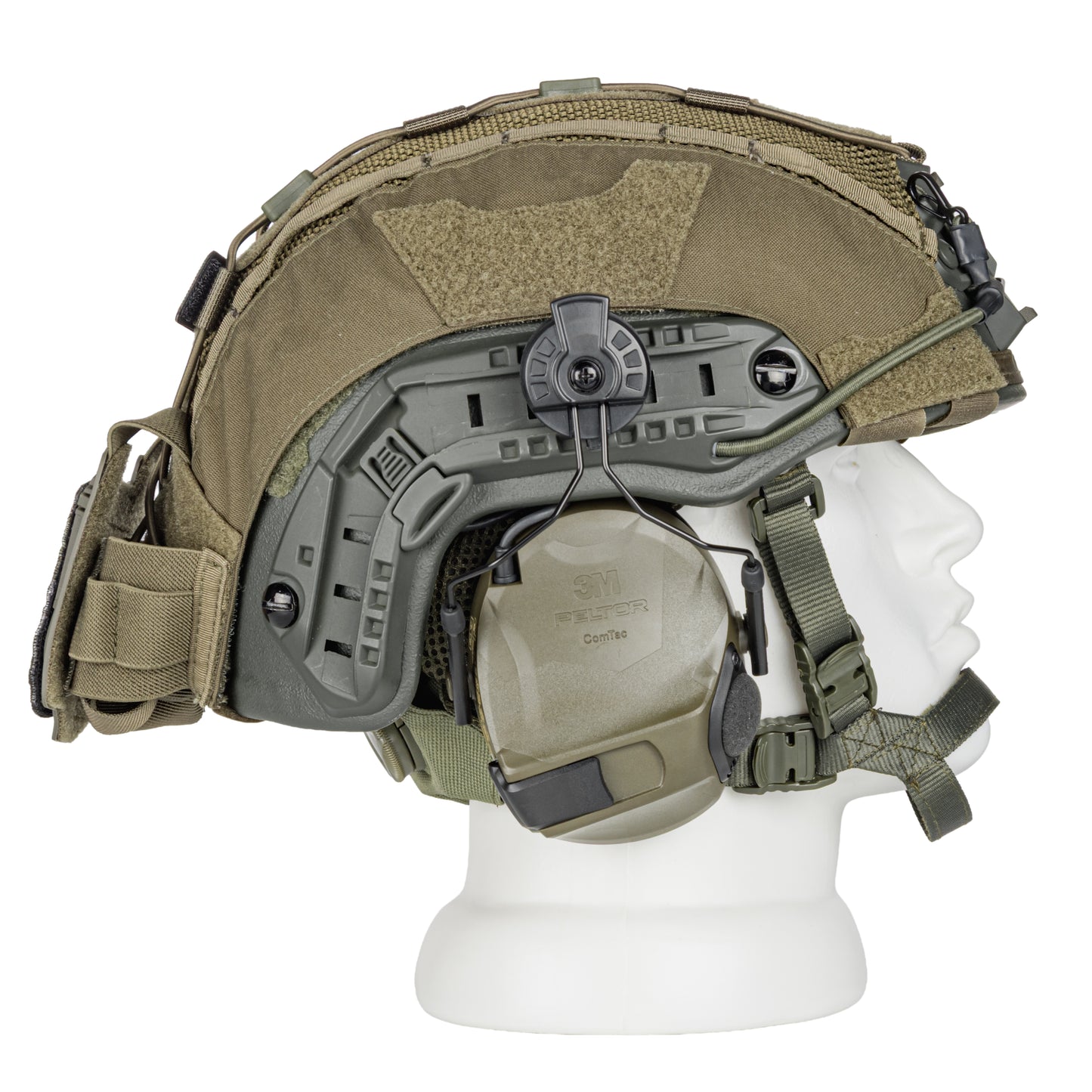 Blender™ FAST Ballistic Helmet 3M Peltor Comtac VIII Kit NIJ IIIA – Ranger Green