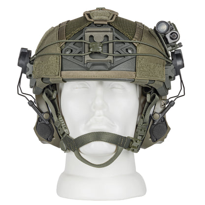 Blender™ Exfil FAST Ballistic Helmet 3M Peltor Comtac VIII Mic Kit NIJ IIIA – Ranger Green