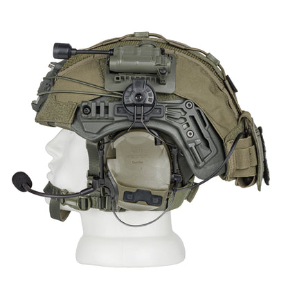 Blender™ Exfil FAST Ballistic Helmet 3M Peltor Comtac VIII Mic Kit NIJ IIIA – Ranger Green
