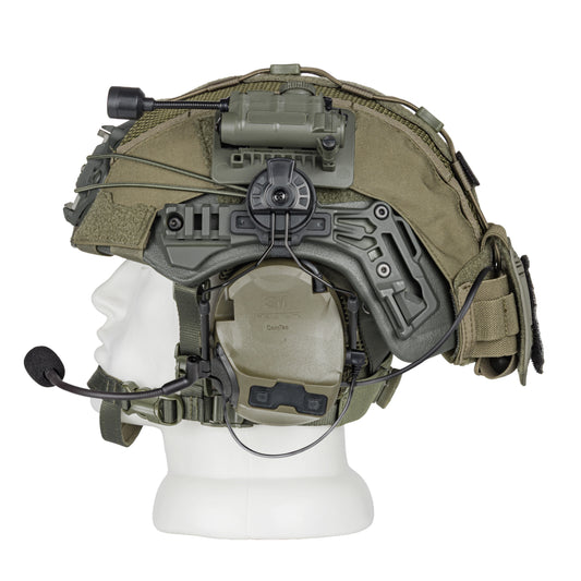 Blender™ Exfil FAST Ballistic Helmet 3M Peltor Comtac VIII Mic Kit NIJ IIIA – Ranger Green