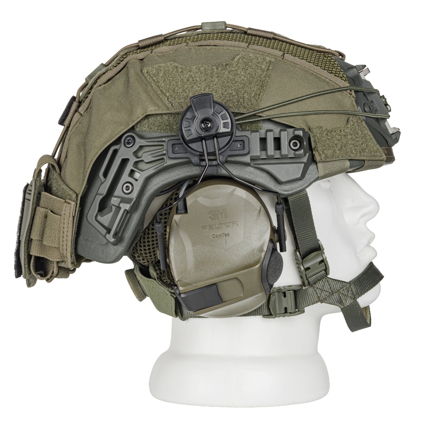 Blender™ Exfil FAST Ballistic Helmet 3M Peltor Comtac VIII Mic Kit NIJ IIIA – Ranger Green