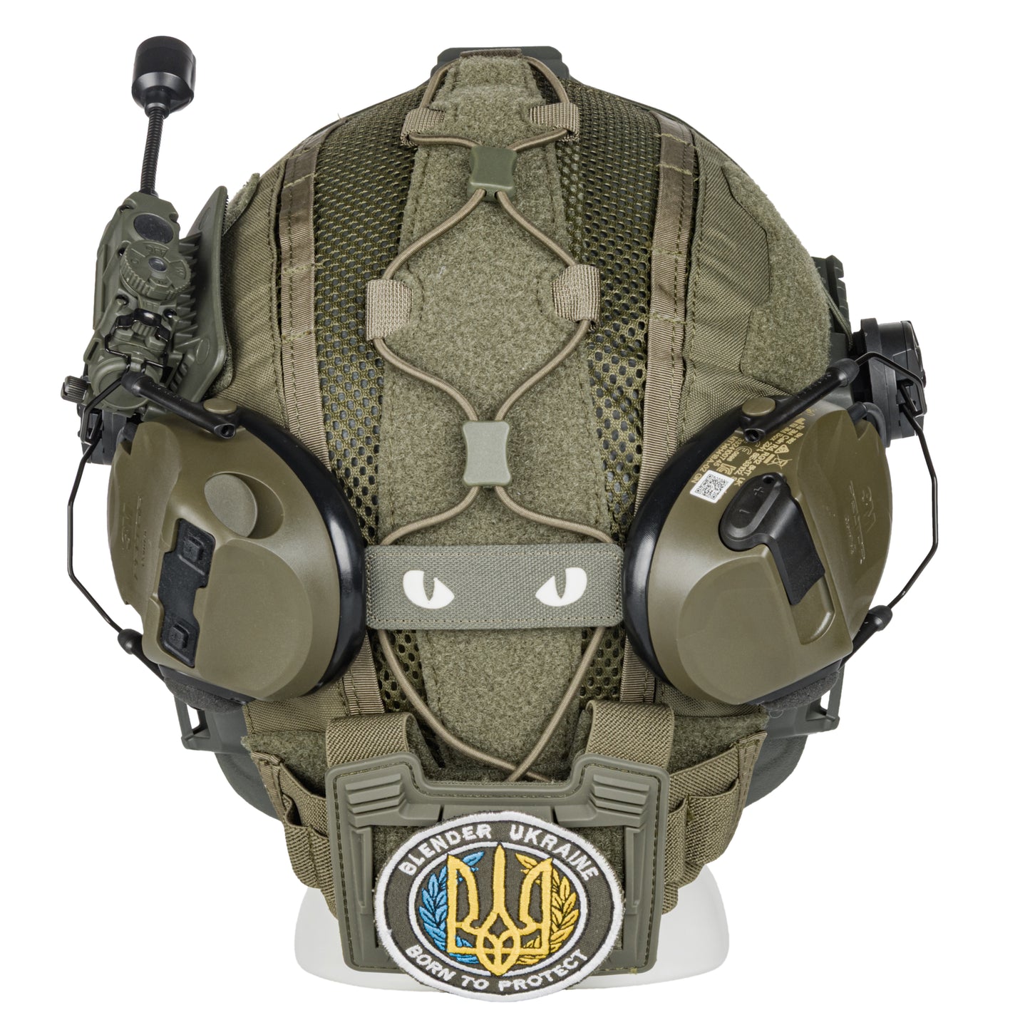 Blender™ Exfil FAST Ballistic Helmet 3M Peltor Comtac VIII Mic Kit NIJ IIIA – Ranger Green