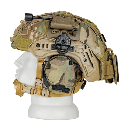 Blender™ Exfil FAST Ballistic Helmet 3M Peltor Comtac VIII Kit NIJ IIIA – MC Tan