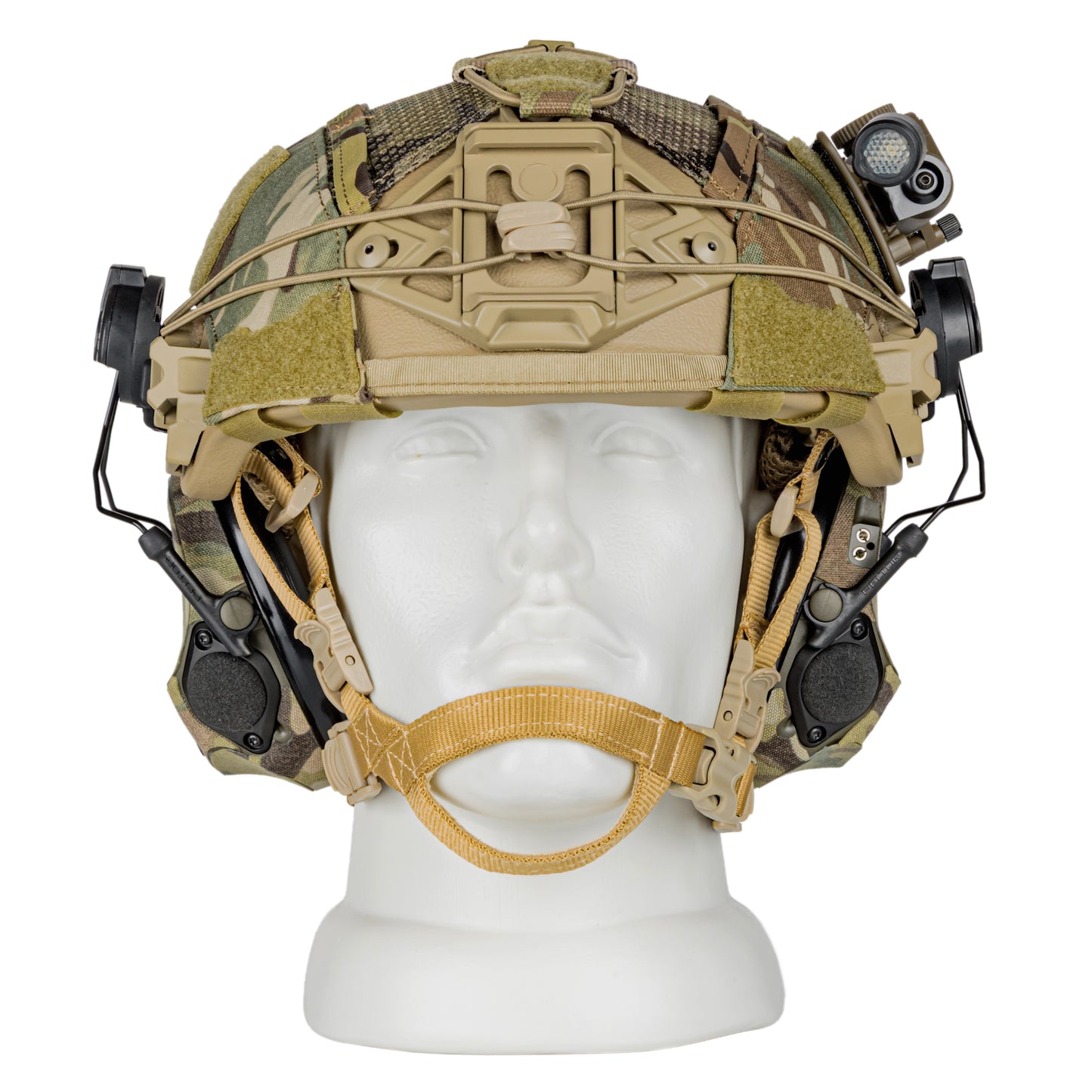 Blender™ Exfil FAST Ballistic Helmet 3M Peltor Comtac VIII Kit NIJ IIIA – MC Tan