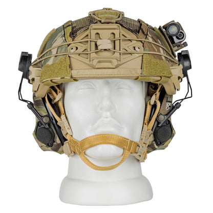 Blender™ Exfil FAST Ballistic Helmet 3M Peltor Comtac VIII Kit NIJ IIIA – MC Tan
