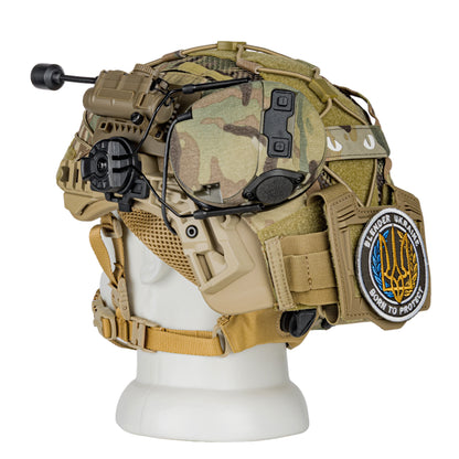 Blender™ Exfil FAST Ballistic Helmet 3M Peltor Comtac VIII Kit NIJ IIIA – MC Tan