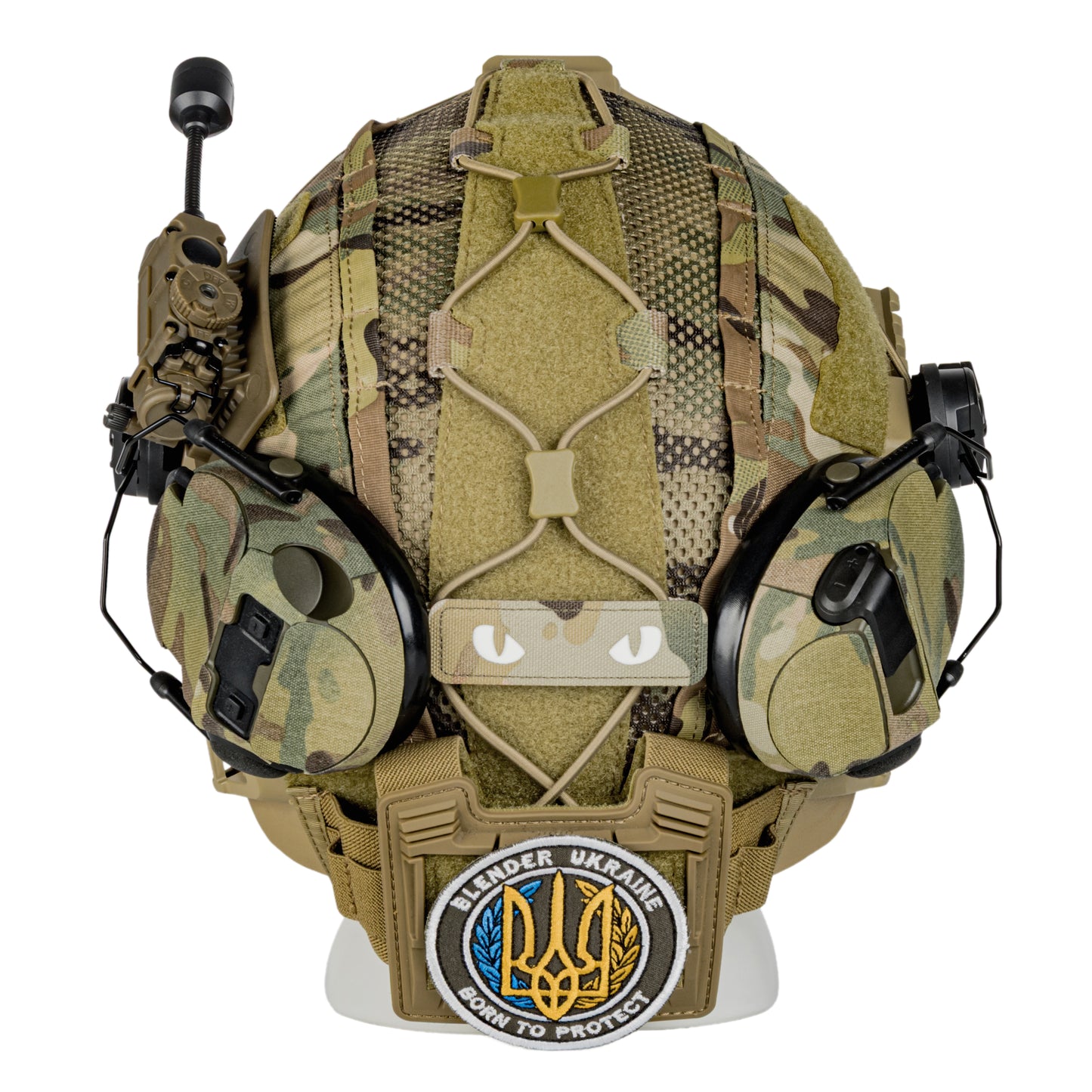 Blender™ Exfil FAST Ballistic Helmet 3M Peltor Comtac VIII Kit NIJ IIIA – MC Tan