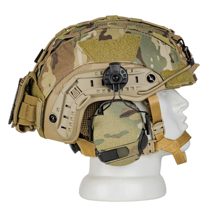 Blender™ FAST Ballistic Helmet 3M Peltor Comtac VIII Mic Kit NIJ IIIA – MC Tan