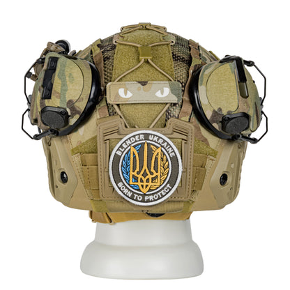 Blender™ FAST Ballistic Helmet 3M Peltor Comtac VIII Mic Kit NIJ IIIA – MC Tan
