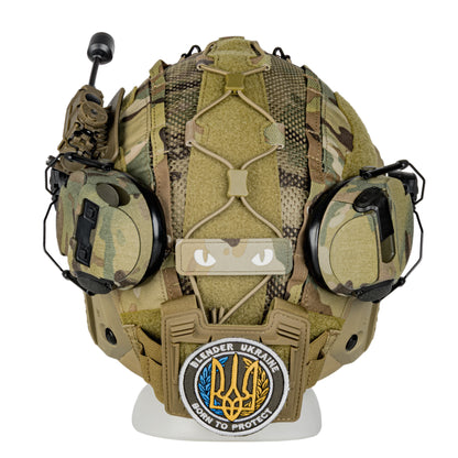 Blender™ FAST Ballistic Helmet 3M Peltor Comtac VIII Mic Kit NIJ IIIA – MC Tan