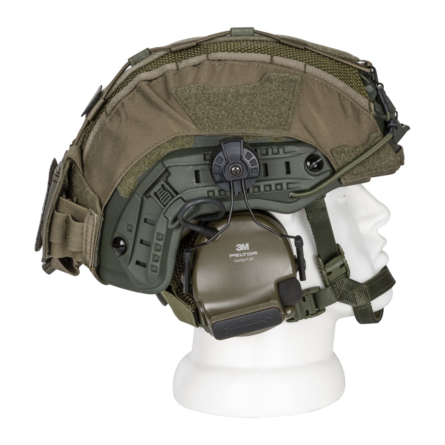 Blender™ Ballistic FAST Helmet 3M Peltor Comtac Kit NIJ IIIA – Ranger Green