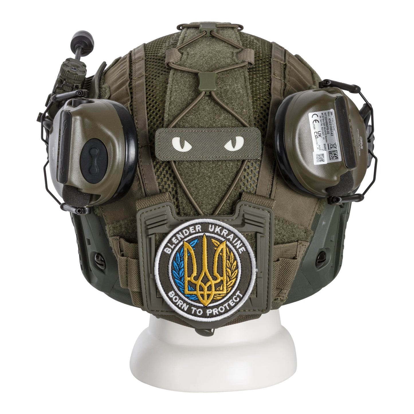 Blender™ Ballistic FAST Helmet 3M Peltor Comtac Kit NIJ IIIA – Ranger Green