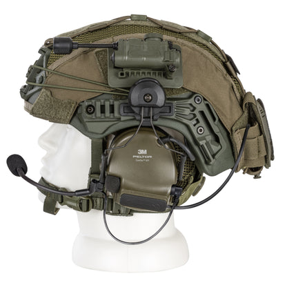 Blender™ Exfil FAST Ballistic Helmet 3M Peltor Comtac Mic Kit NIJ IIIA – Ranger Green