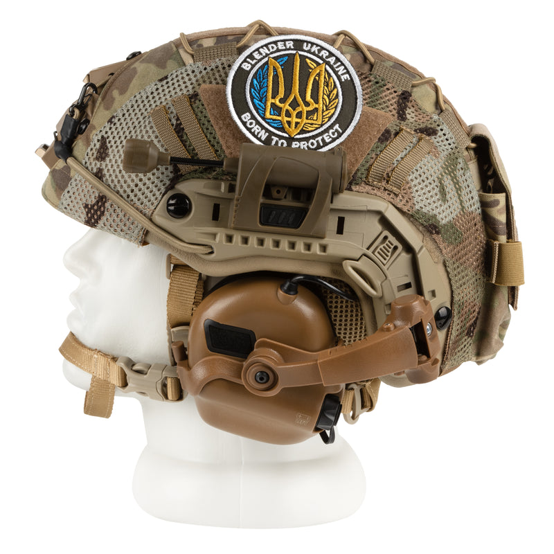 Blender™ Sentinel Ballistic FAST Helmet Kit – Desert NIJ IIIA - Blender Tactical