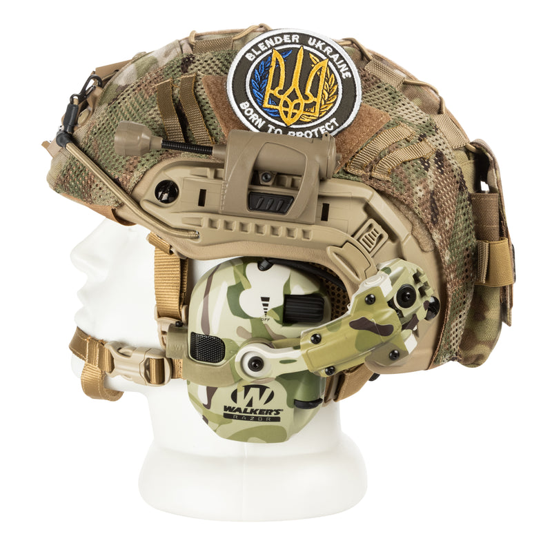Blender™ Warrior Ballistic FAST Helmet Kit – Desert NIJ IIIA - Blender Tactical