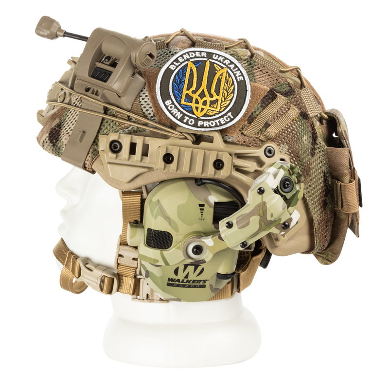 Blender™ Warrior Ballistic FAST Helmet Kit – Exfil Desert NIJ IIIA - Blender Tactical