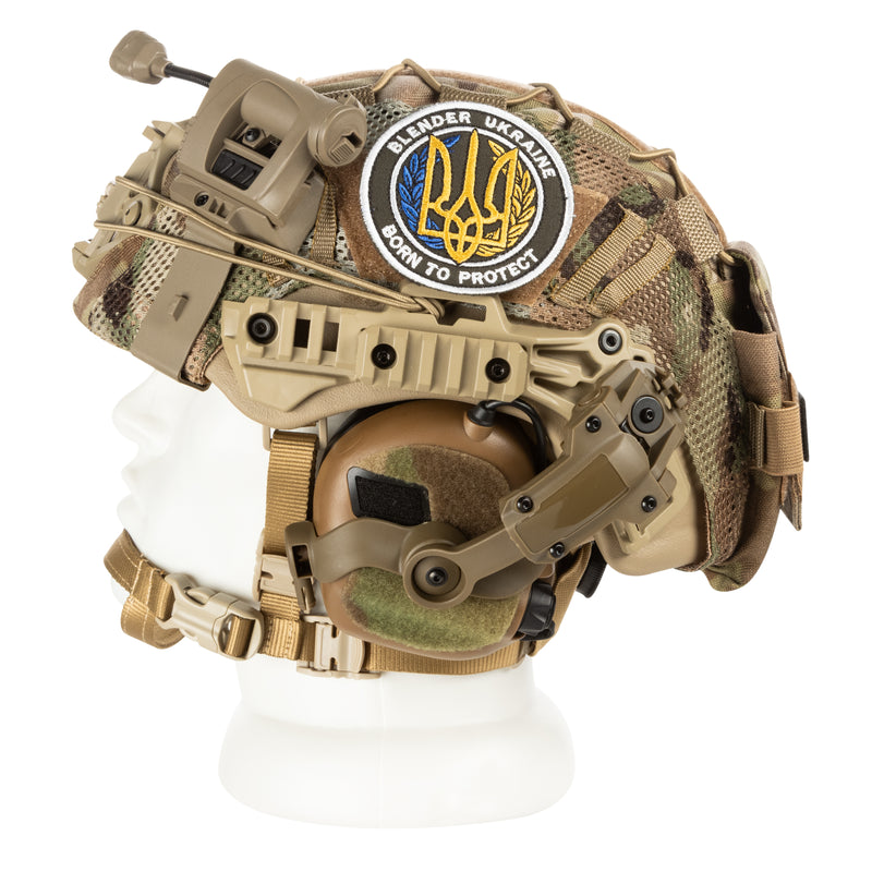 Blender™ Sentinel Ballistic FAST Helmet Kit – Exfil Desert NIJ IIIA - Blender Tactical