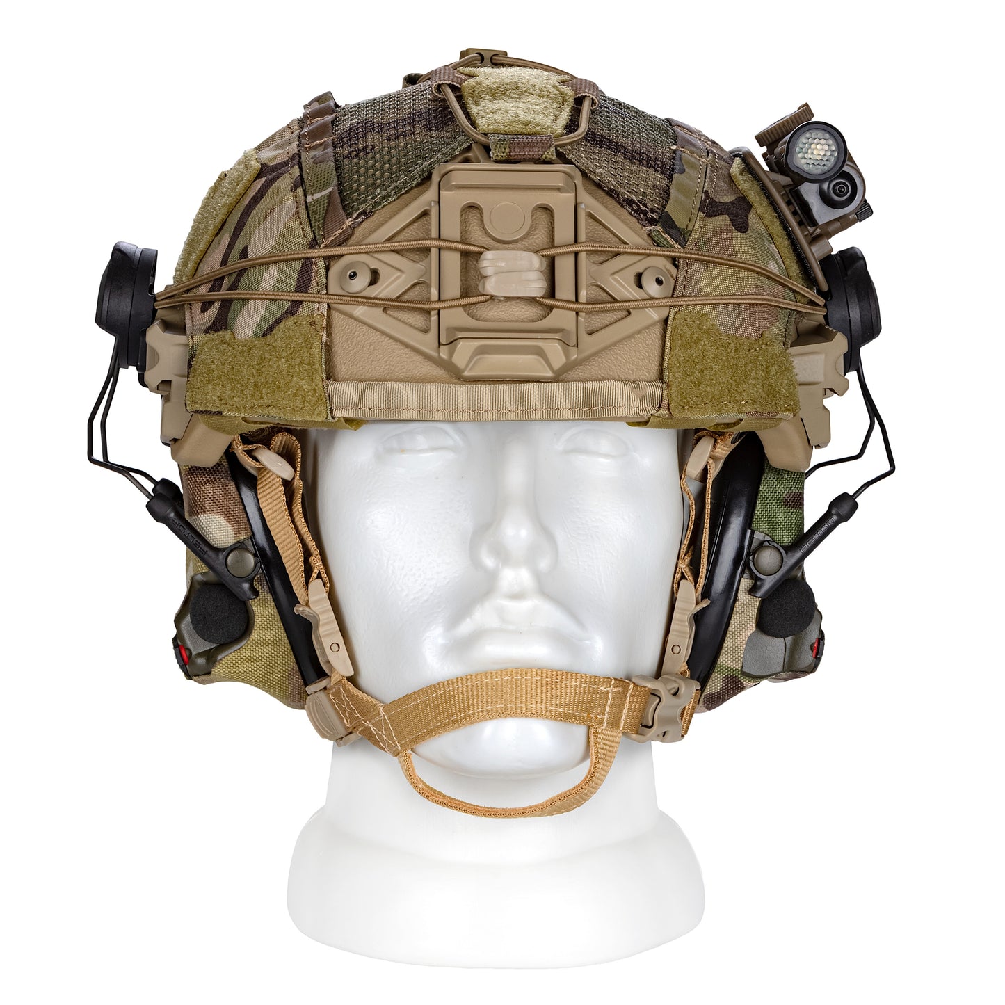 Blender™ Exfil Ballistic FAST Helmet 3M Peltor Comtac Kit NIJ IIIA – MC Tan