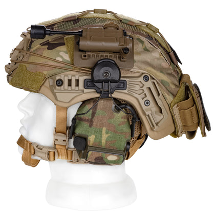 Blender™ Exfil Ballistic FAST Helmet 3M Peltor Comtac Kit NIJ IIIA – MC Tan