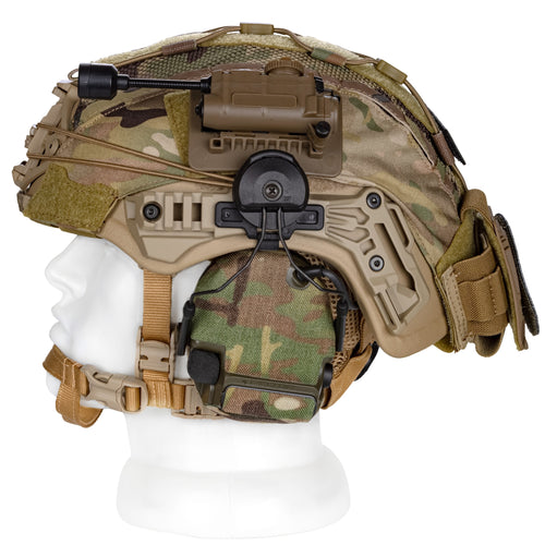 Blender™ Exfil Ballistic FAST Helmet 3M Peltor Comtac Kit NIJ IIIA – MC Tan