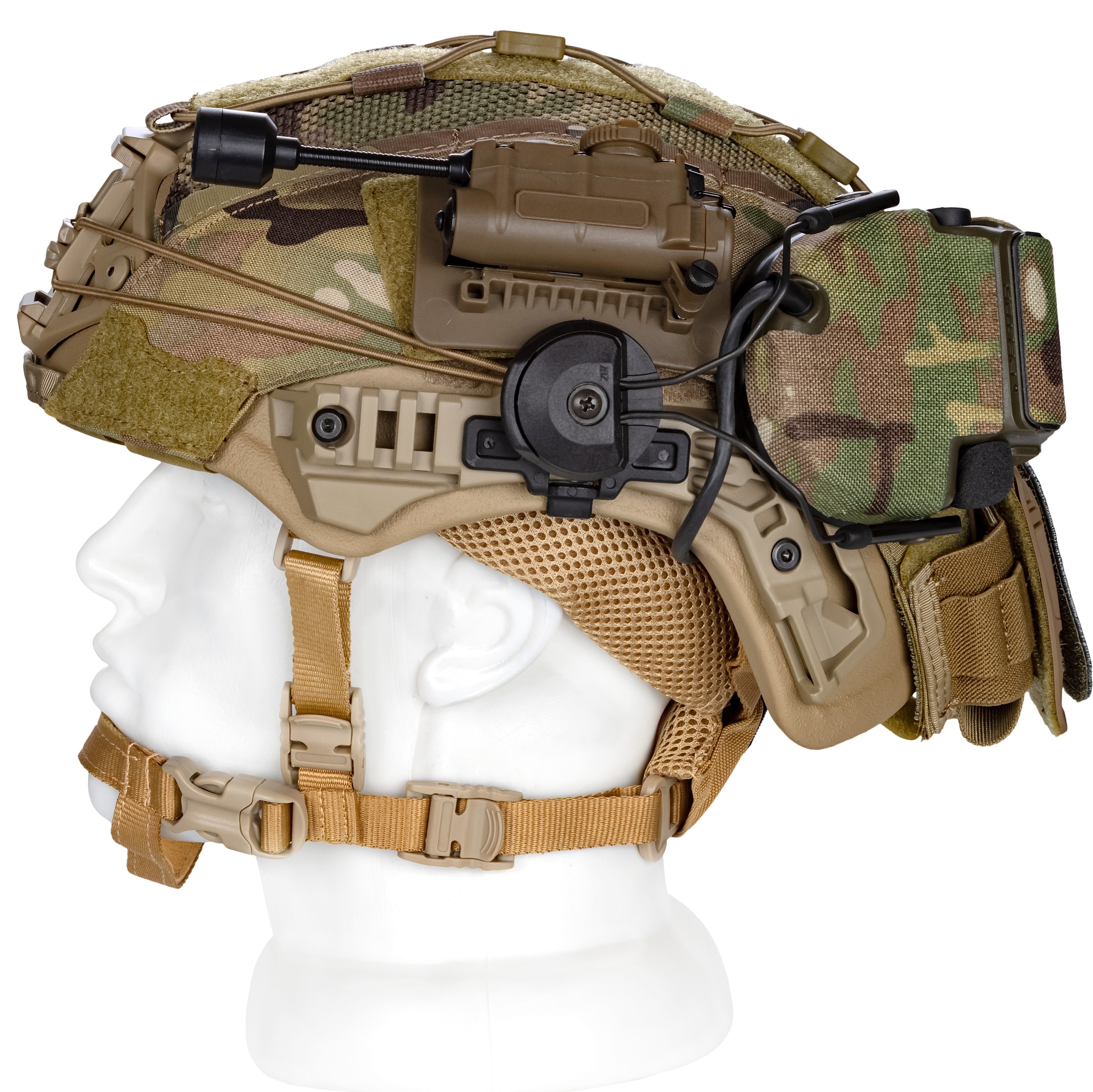 Blender™ Exfil Ballistic FAST Helmet 3M Peltor Comtac Kit NIJ IIIA
