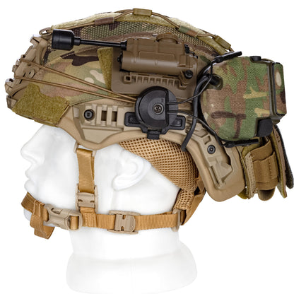 Blender™ Exfil Ballistic FAST Helmet 3M Peltor Comtac Kit NIJ IIIA – MC Tan