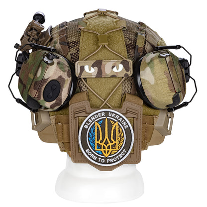 Blender™ Exfil Ballistic FAST Helmet 3M Peltor Comtac Kit NIJ IIIA – MC Tan