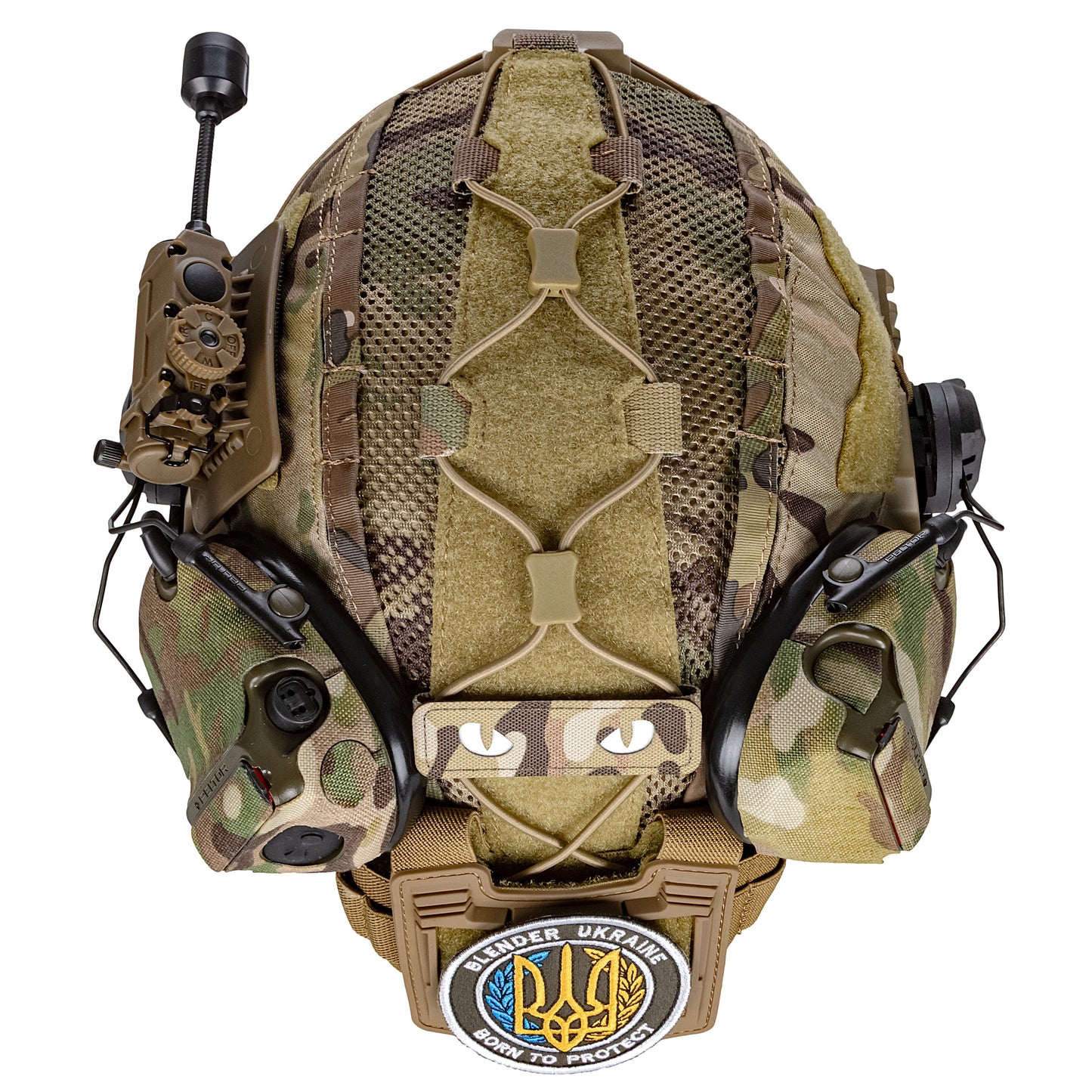 Blender™ Exfil Ballistic FAST Helmet 3M Peltor Comtac Kit NIJ IIIA – MC Tan