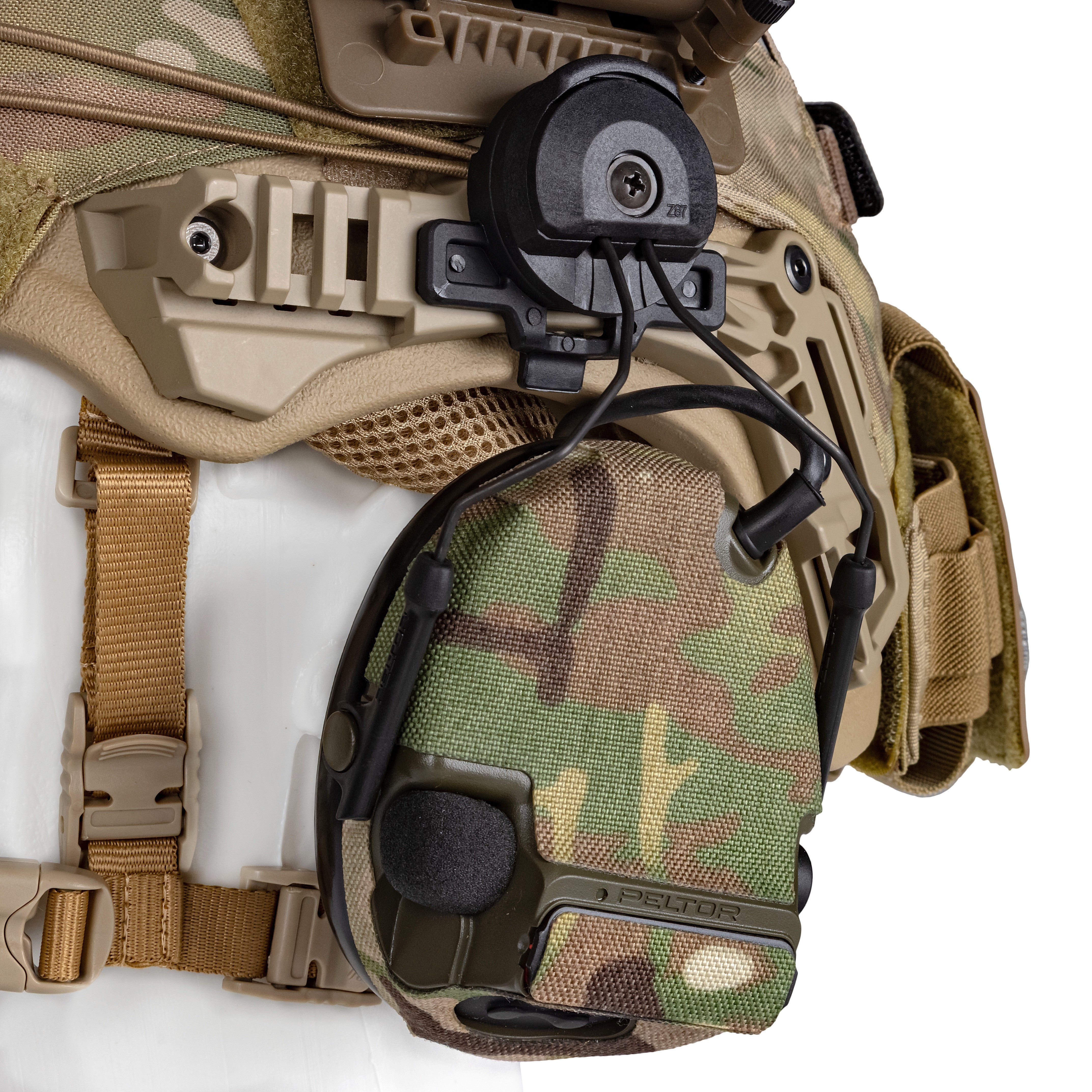 Blender™ Exfil Ballistic FAST Helmet 3M Peltor Comtac Kit NIJ IIIA