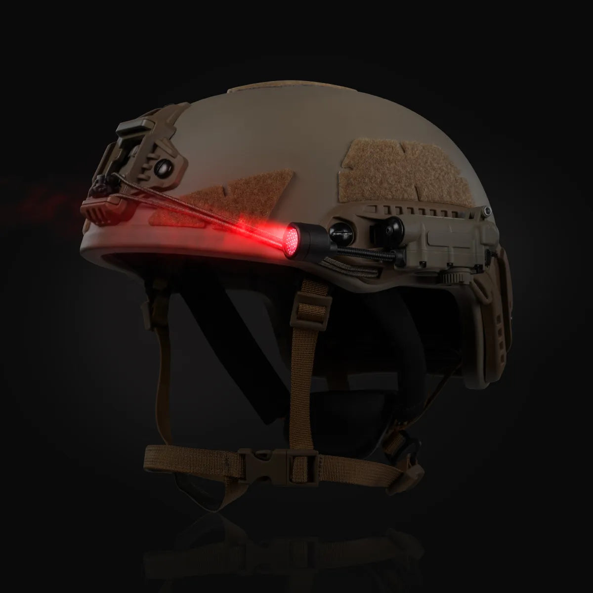 Sidewinder MPLS 5-LED Helmet Light – Coyote Tan - Blender Tactical