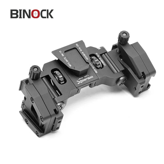 BINOCK Dual Tube Night Vision Goggles – Tactical NVG System with Helmet Mount, Adjustable Bridge & Carry Case - Blender Tactical