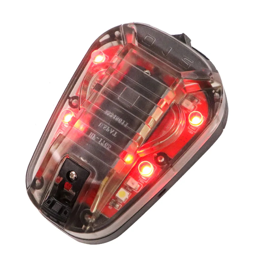 Tactical Helmet Strobe Light – IR & LED Signal Lamp with Velcro Mount, CR123A Powered - Blender Tactical
