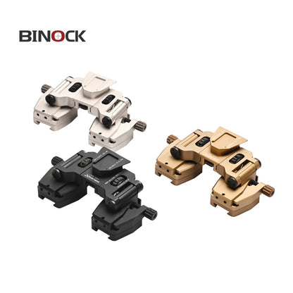 BINOCK Dual Tube Night Vision Goggles – Tactical NVG System with Helmet Mount, Adjustable Bridge & Carry Case - Blender Tactical