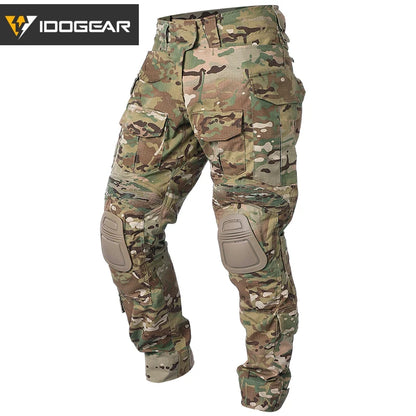 IDOGEAR G3 Tactical Pants with Knee Pads – Multicam
