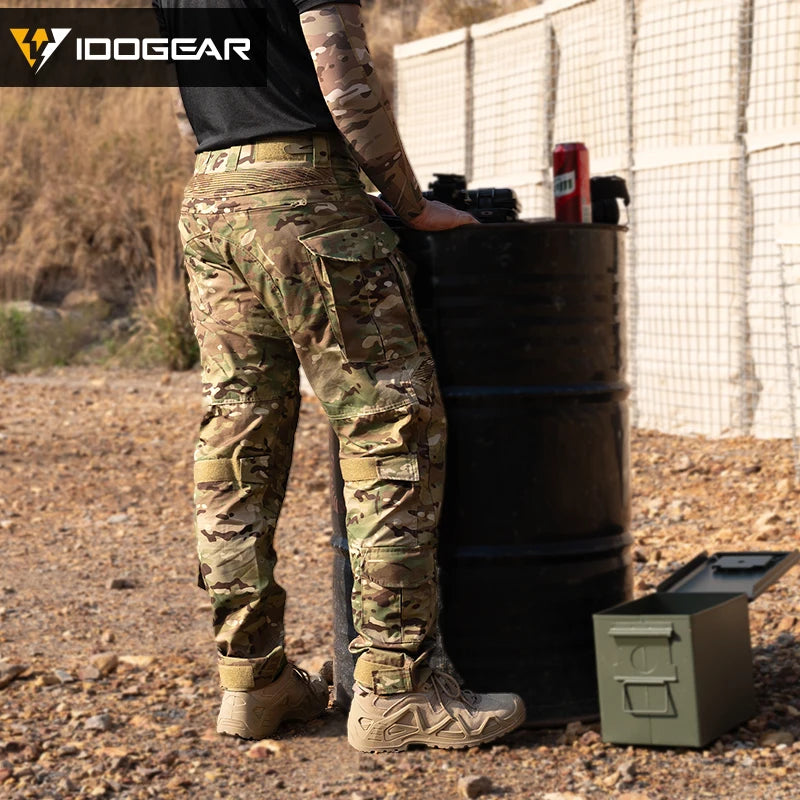 ido gear IDOGEAR G5 Combat Pants with Knee Pads – Multicam