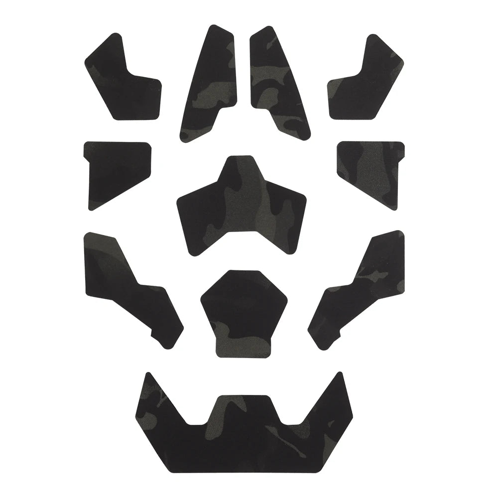 11-Piece Tactical Hook Patches Set for FAST SF High-Cut Helmets – Multicam - Blender Tactical